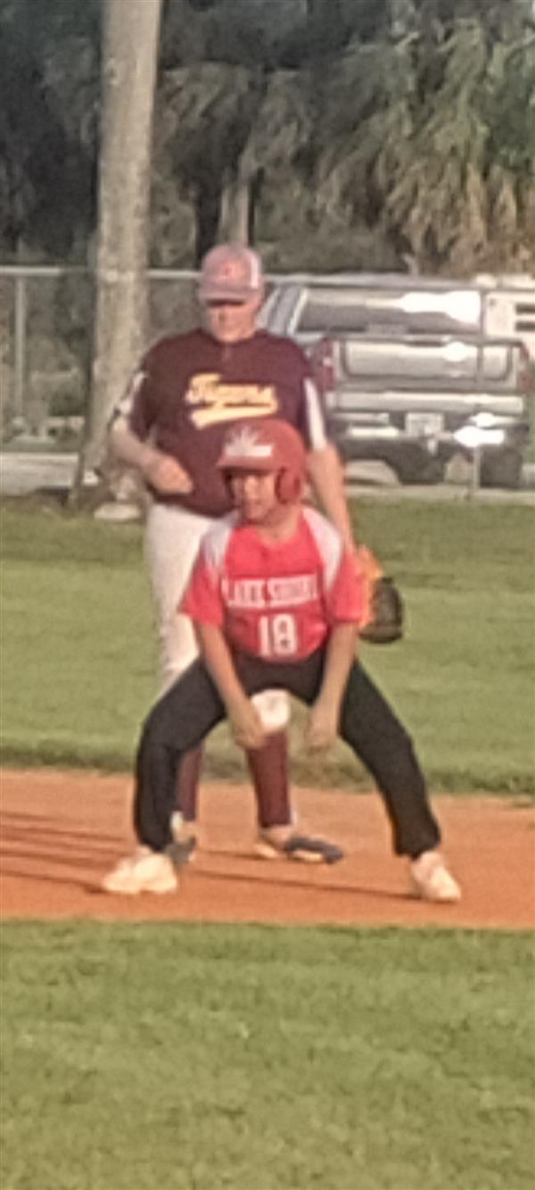 Marcus on third base ready for the play